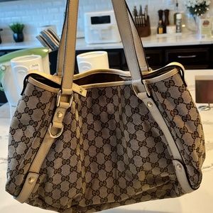 Authentic GUCCI Monogram Abbey Bag